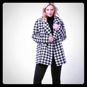 Lane Bryant SIZE 22 Winter Coat Houndstooth